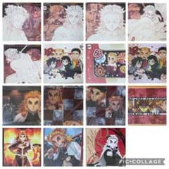 【匿名配送】鬼滅の刃無限列車編 ランチョンマット•Wチャンスポスター煉獄•炭治郎 鬼滅の刃ufotable cafe 煉獄杏寿郎 無限列車編ランチョンマットその他