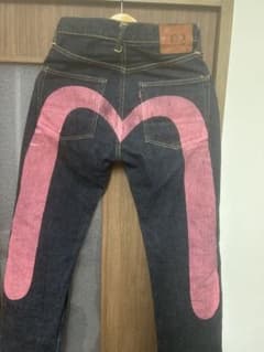 EVISUデニム ピンクデザイン 2001年製 EVISU No. 2 2001 ピンクカモメ エビスデニムパンツ - メルカリ