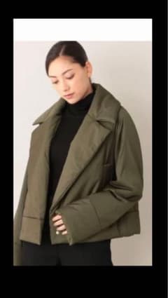 美品】EPOCA エアリータフタショートブルゾン - メルカリ