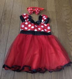ミニーマウス風ハロウィン ワンピース 90cmサイズのサムネイル