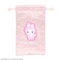 【税込2,200円】My Melody ゼブラ柄ポーチ ポンポン付きのサムネイル