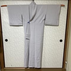 未使用！一つ紋　絽　紗　透かし　ボーダー　着物　3070のサムネイル