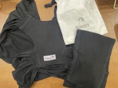 Konny 抱っこ紐 ブラック 収納袋付きのサムネイル