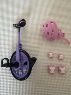 リカちゃん 一輪車 ヘルメット プロテクター セットのサムネイル