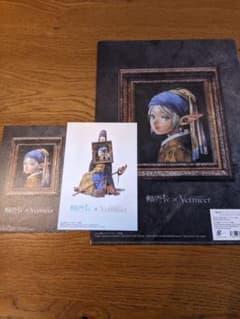 Funeral Frieren Vermeer clear file, sticker, and postcard set
