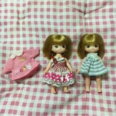 リカちゃんの双子の妹&幼稚園スモッグ1枚のサムネイル
