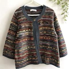 佐藤繊維 iines 未使用 春夏 ニット カーディガン M.&KYOKO - メルカリ