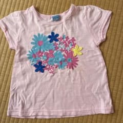 ラグマート　花柄ピンクTシャツ ・ズボンセットのサムネイル