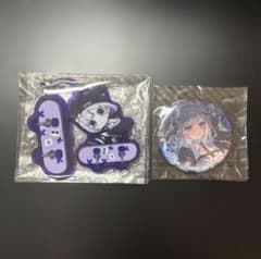 花芽すみれ 6周年 アクリルキーホルダー＆缶バッジセットのサムネイル