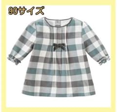 冬割！ベビー 子ども服 ワンピース ドレス チュニック 女の子 90サイズのサムネイル