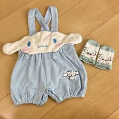 シナモン シナモロール サロペット カバーオール 靴下 セット ロンパースのサムネイル