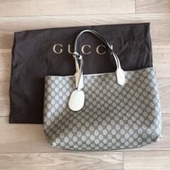 ［専用］GUCCI リバーシブルトートバッグ ホワイトのサムネイル