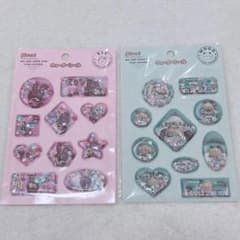 【新品未使用】ウォーターシール ステッカー アニマル うさぎ くまのサムネイル