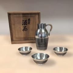 錫半製 すずの酒器4点セット 共箱 - メルカリ