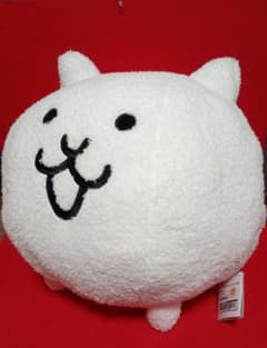 냥코 대전쟁 윈터 스타일 슈퍼 BIG 봉제인형 고양이 남코 한정