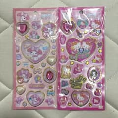 ［新品］サンリオ　キラキラジュエルシール　キティ　マイメロのサムネイル