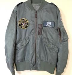 U.S. NAVY MA-1 フライトジャケット　メンズMサイズのサムネイル