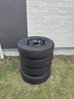 195/80R15 4本セット ハイエースワゴン 9型 新車外し - メルカリ