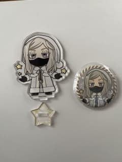 Tokyo Revengers Haruya Sanzu Princess Cafe Acrylic Stand Santa Can Badge