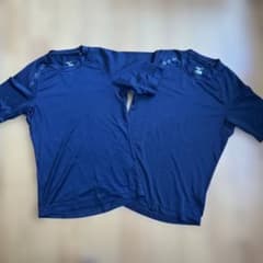 MIZUNO アンダーシャツ 150cm ネイビー 2枚セットのサムネイル
