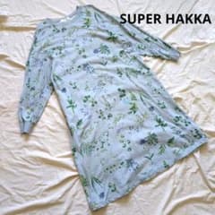 SUPER HAKKA】スーパーハッカ ボタニカル柄ロングワンピース - メルカリ
