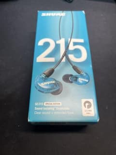 SHURE SE215 クリアブルー 有線イヤホンのサムネイル
