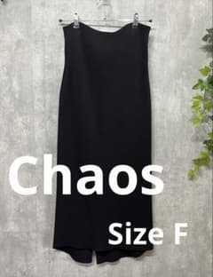 Chaos 黒 スリット タイトスカートのサムネイル