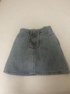miu miu デニムスカート レースアップ 36のサムネイル