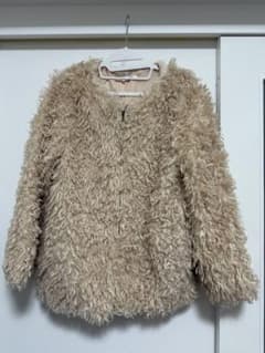 ファーコート ベージュ系のサムネイル