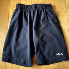 130 テニスウェア　ハーフパンツ　黒のサムネイル