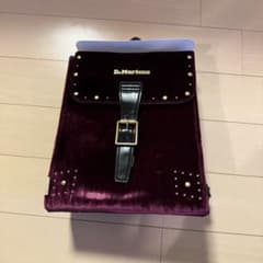 新品 Dr.Martens ミニ バックパック ベルベット リュック ボルドー 