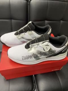 New Balance ゴルフシューズ BOA ホワイト　スパイクシューズのサムネイル