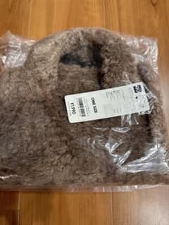 GU ボアミニショルダーバッグ　ブラウンのサムネイル