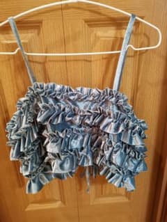 as know as pinky フリルビスチェ