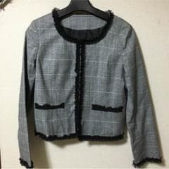 美品⭐️ノーカラージャケット11号のサムネイル