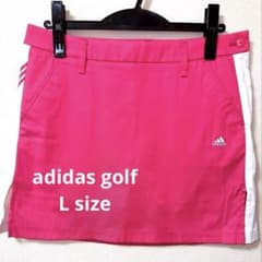 adidas レディース ゴルフスカート L ピンクのサムネイル