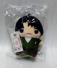 Attack Titan Mamemate Levi plush toy, brand new and unopened.