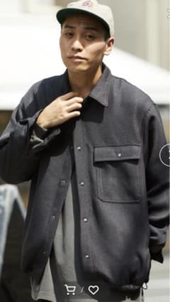 【新品】 FREAK'S STORE ウーリーシャツコーチジャケットのサムネイル