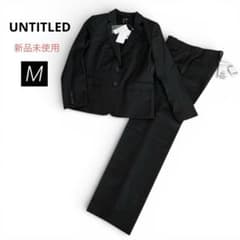 新品未使用 アンタイトル パンツスーツ ウール セットアップ ブラック