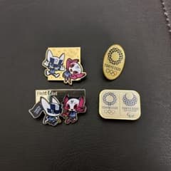 東京2020オリンピック ピンバッジ その他4種セット - メルカリ