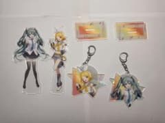 初音ミク 鏡音リン アクリルスタンド キーホルダー 4点セットのサムネイル
