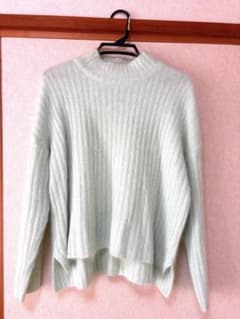 SLOBE IENA ミントグリーン　アンゴラニットのサムネイル
