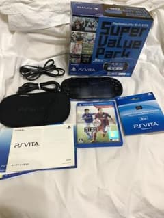 PlayStaionvita Wi-Fiモデル Blue\Black ソフト付きのサムネイル
