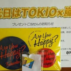 TOKIO✕嵐の限定ピンバッジのサムネイル