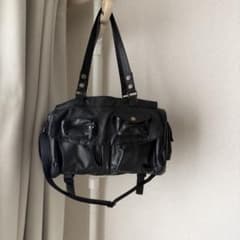MISEKISEOUL MEN ブラック ショルダーバッグ