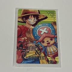キャラメルポップコーン 4th 021 SP ルフィ＆チョッパー 箔押しレア美