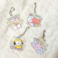 BT21 아크릴 키링 4종 세트