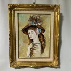 絵画 油彩肉筆画 キャンバスのみ 荒井真一『静物画』サイン有りS43年作