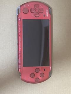 SONY PSP-3000 本体 レッド 通電確認済み 動作未確認のサムネイル