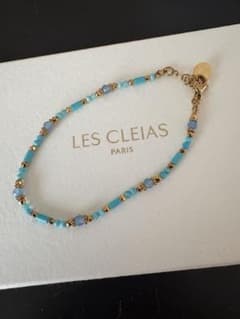 未使用品新品　LES CLEIAS ブレスレット ターコイズ　ストーンビーズのサムネイル